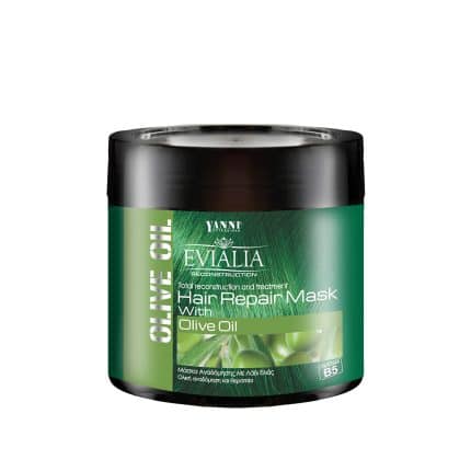 Evialia Μάσκα Μαλλιών με Λάδι Ελιάς, Β5 & Πλούσια Ενεργά Συστατικά - 500ml