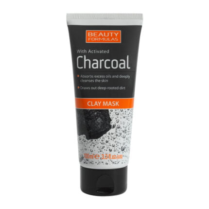 Beauty Formulas Mάσκα αργίλου με ενεργό άνθρακα - 100ml