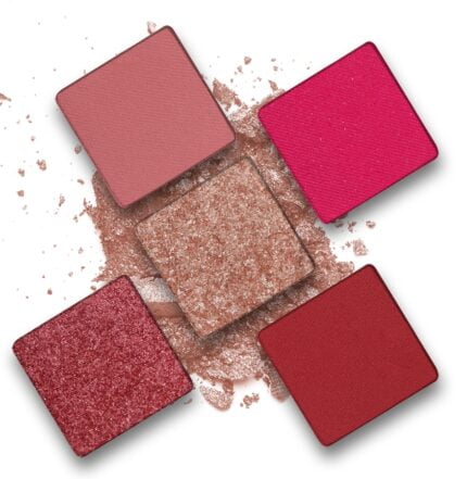 GRIGI PRO PALETTE No 512 METALLIC & SHIMMER EYESHADOW PALETTE 5 COLOURS THE STRAWBERRY PARADISE