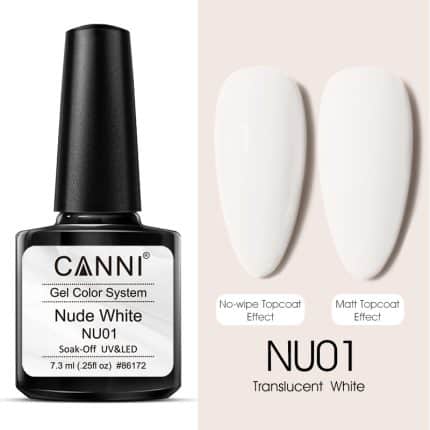 Canni Nude White Gel NU01 7.3ml
