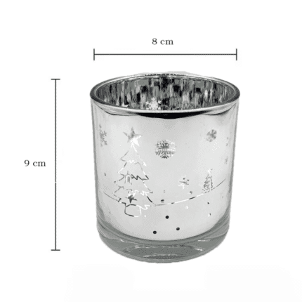 Βάζο για Κερί Xmas Tree 300 ml