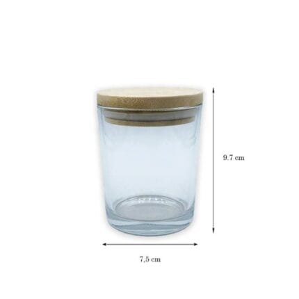 Βάζο για Κερί Διάφανο 300 ml