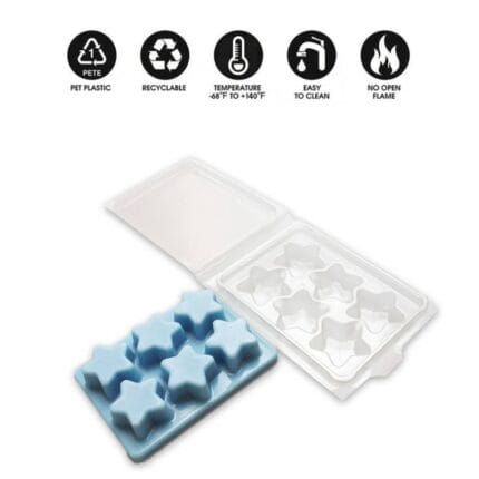 Θήκη για Wax Melts 6πλη Αστέρια