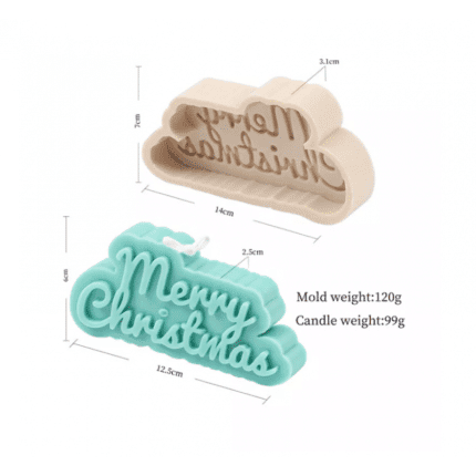 Καλούπι Σιλικόνης Merry Christmas