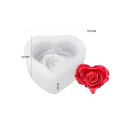 Καλούπι Σιλικόνης Rose Heart