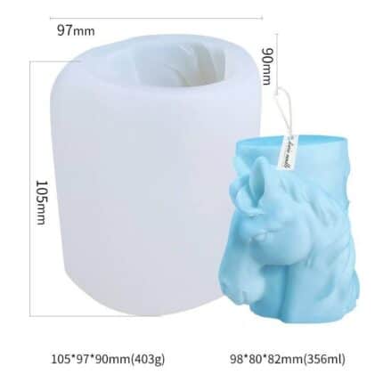 Καλούπι σιλικόνης Κυλινδρικό Άλογο